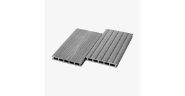 Террасная доска ДПК пустотелая UnoDeck Mogano 165×24 мм серый 4м