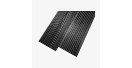 Террасная доска ДПК полнотелая UnoDeck Solid 152×20 мм графит 3м