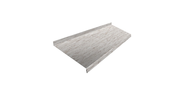 Отлив простой 200 0,45 Print Elite Snow Wood TwinColor (2м)