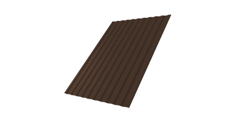 Профнастил С8А 0,5 Satin RAL 8017 шоколад