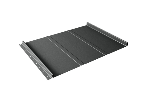 Кликфальц Line Grand Line 0.45 Drap TX с пленкой на замках RAL 7016 антрацитово-серый