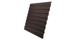 Профнастил С20А 0.5 Satin RR 32 темно-коричневый