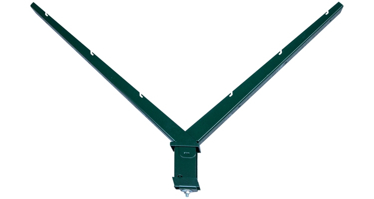 Наконечник V на столб 62х55 RAL 6005