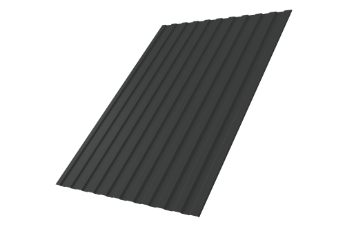 Профнастил С8A 0,5 Satin Matt TX RAL 7016 антрацитово-серый