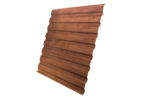 Профнастил С20A 0.45 Print Premium Rowan Wood Intense FTC