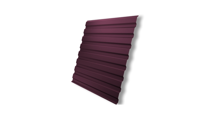 Профнастил С20A 0.45 Drap TX RAL 3005 красное вино