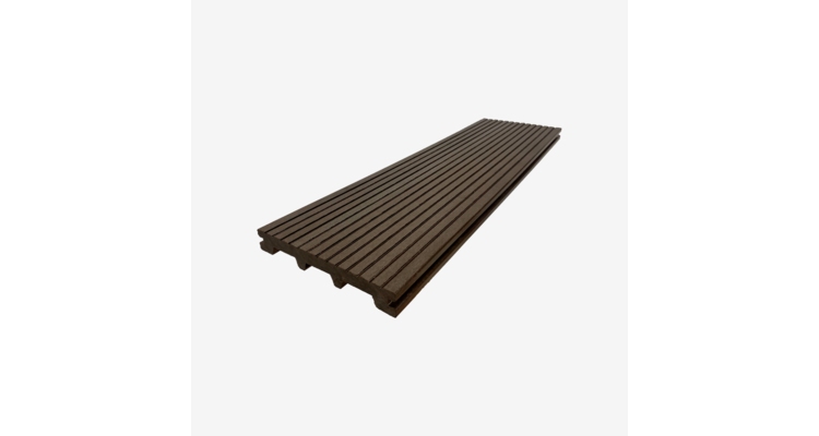 Террасная доска ДПК полнотелая UnoDeck TITANIO 150×21 мм Венге 3м