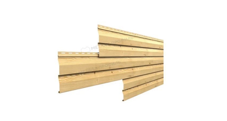 Сайдинг Металл Профиль СК-14х226 (ECOSTEEL_T-01-Персик. Дерево-0.5)