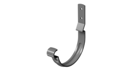 Карнизный крюк для желоба короткий Stal Premium, графит