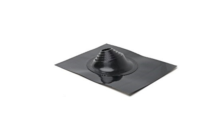 Проходной элемент MF угловой №1 (75-200мм) +185 EPDM (металлический окрашенный фланец) черный