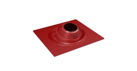 Проходной элемент MF CN угловой №6 (200-280мм) +240 силиконовый (металлический окрашенный фланец) красный